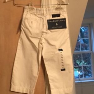 NWT Polo White boys pants
